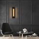 Layer LED 30 inch Sand Black Wall Sconce